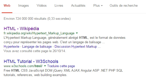 Exemple de HTML